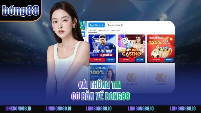 Vài thông tin cơ bản về BONG88